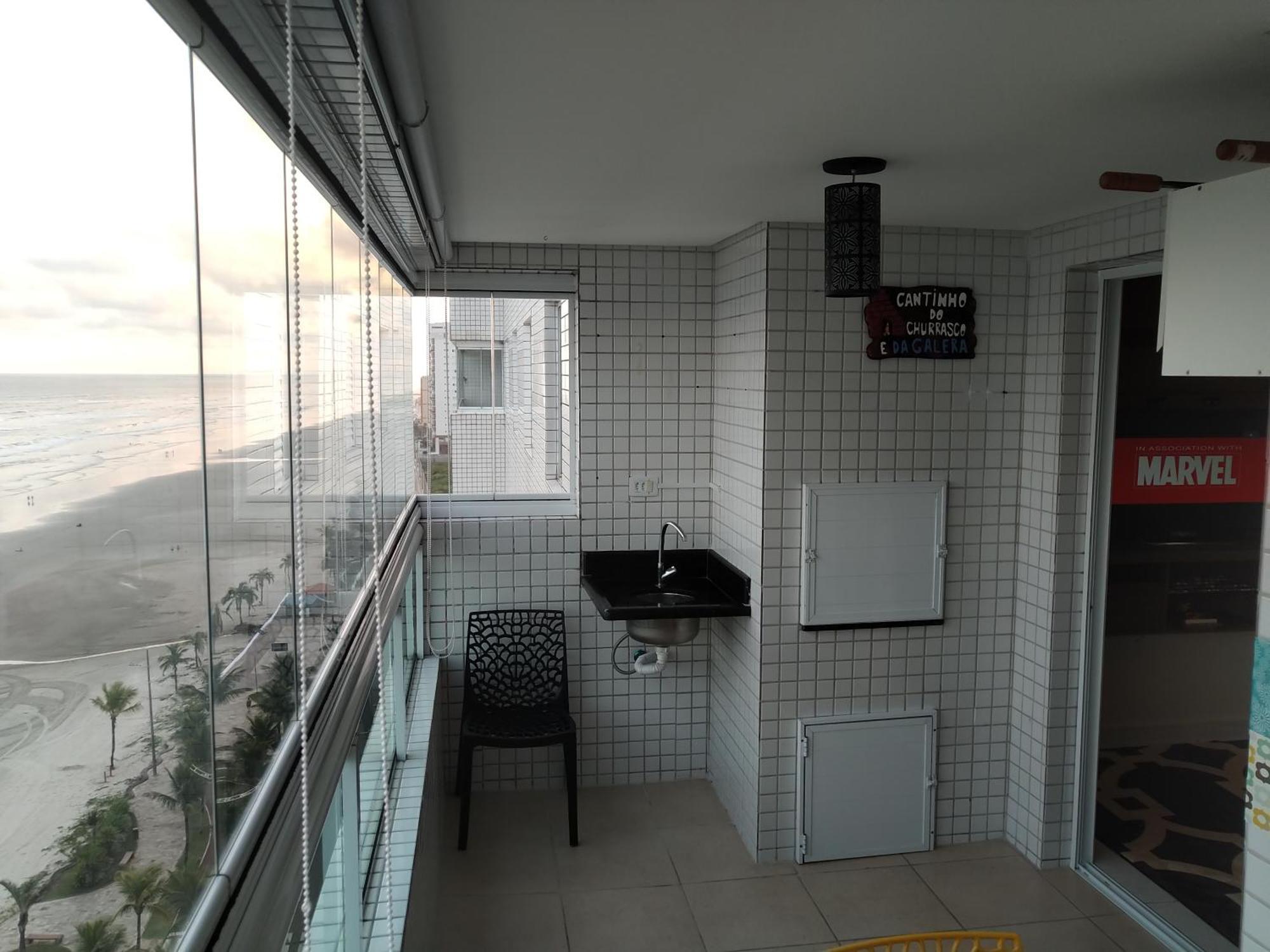 Apartamento Frente Mar Pe Na Areia Praia Grande  Exteriér fotografie